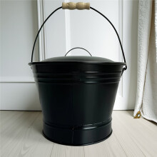 Fireplace Carbon Bucket Indoor and Outdoor Hot Bucket Fireplace Tool Bucket Cleaning Coal Bucket
