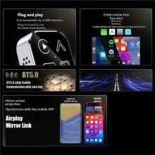 4in1 Wireless CarPlay AI Box Mirror Link/Airplay/Android Auto/Carplay USB Dongle Wired to Wireless Carplay B
