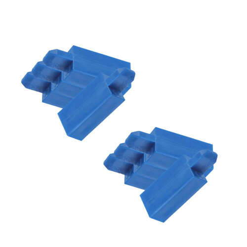 8Pcs Piano Tuning Tools Set Blue Plastic Plugs for Professional Repair 1