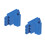 8Pcs Piano Tuning Tools Set Blue Plastic Plugs for Professional Repair 3