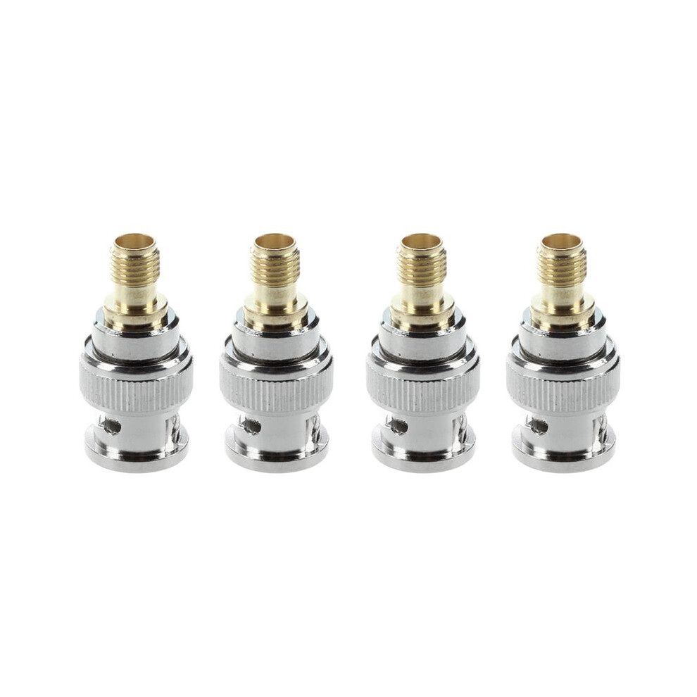 4X Bnc Male To Sma Female Plug Coax Adapter 6034163723258