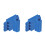 8Pcs Piano Tuning Tools Set Blue Plastic Plugs for Professional Repair 4