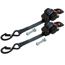 Automatic Adjustable Double-Hook Tensioner Binding Strap - High-Quality Truck Cargo Fixation and Tightening Rope