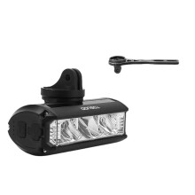 TOSUOD Éclairage Vélo avec Support de Guidon Intégré, Lampe Frontale Étanche pour VTT, 1700 Lumens