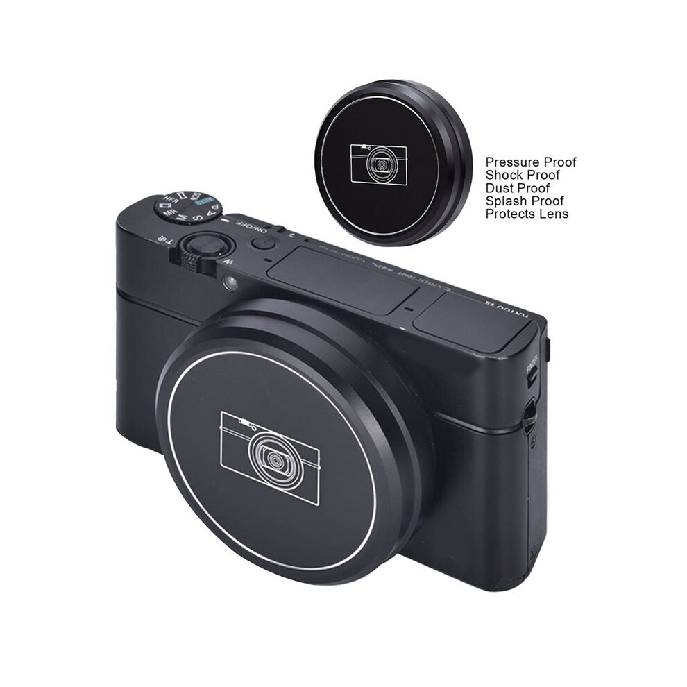 Camera Lens Dust Lens Fit For Rx100 M6 M7 Camera Dust Proof Anti Fingerprint Camera Lens Cover With Flocking Black 4712088573418