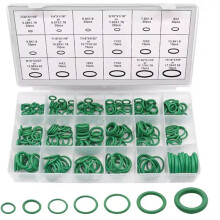 Kit de Reparação de A/C para Carro 372PCS Kit de Selos o-Ring + Conjunto de Núcleos de Válvula com Ferramenta Removedora