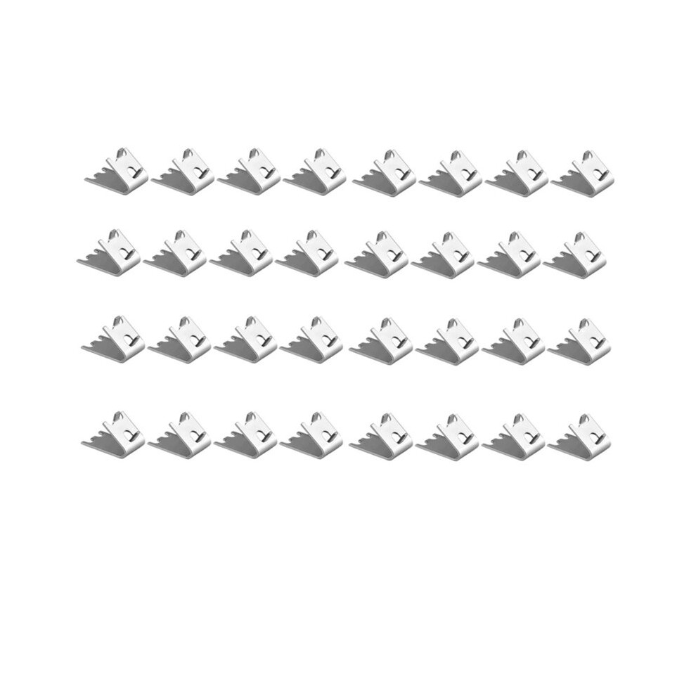 32 Pcs 920158 Freezer Shelf Clip,Stainless Steel Shelf Clip For Refrigerator,Freezer Cooler Shelf Support 4711269189097