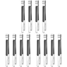 1set/12pcs Tesouras de Churrasco Clips, Utensílios de Cozinha Antiderrapantes, Usados para Fornecimento de Alimentos, Grelhar e Misturar Saladas
