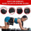 Exercise Hip Thrust Belt - Dumbbell Hip Thrust Belt, Thicken & Widen, Comfortable for Dumbbells, Kettlebells Black 4