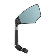 WEST BIKING Espelho Retrovisor Antirreflexo para Guidão de Bicicleta, Amplo Campo de Visão Traseira, Ajustável e Giratório em 360, Lado Direito.