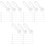 300Pcs White Garment Tag Ropes Hanging Label Strings for Clothing 2