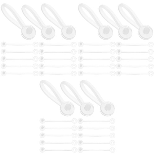 300Pcs White Garment Tag Ropes Hanging Label Strings for Clothing 1