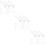 300Pcs White Garment Tag Ropes Hanging Label Strings for Clothing 8