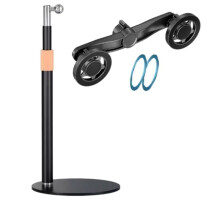 Flexible Phone Stand Holder 360-Degree Rotation Including Extendable Arm and Stable Round