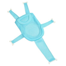 Baby Bath Cushion Pad Newborn Infant Bathtub Mat Net Nonslip Floating Bathing Five Point Adjustable Bath Mat