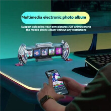 Divoom Times Gate Gaming Room Setup Digitale Klok Cyberpunk Gaming Setup Digitale Klok voor Gaming Room Kantoor Decor A