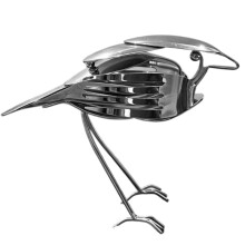 Handmade Iron Robin Bird Art Decor Unique Bird Figurine Gift for Bird Lovers for Home Garden Yard Ornaments