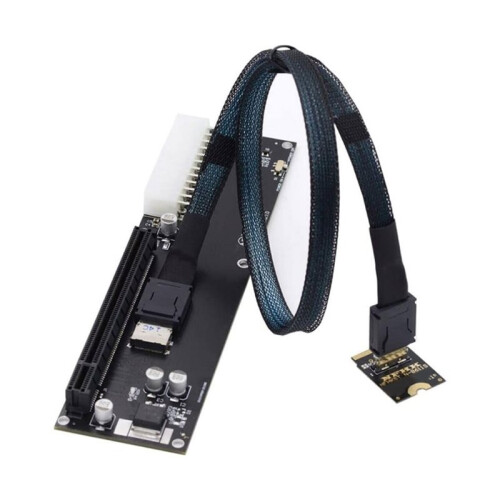 SFF-8612 Naar PCI-E 3.0/4.0 M.2 M-Key Naar SFF-8611 Hostadapter
