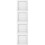 4Pcs Plastic Louvered Dryer Vent Covers White Exterior Vent Protection 7