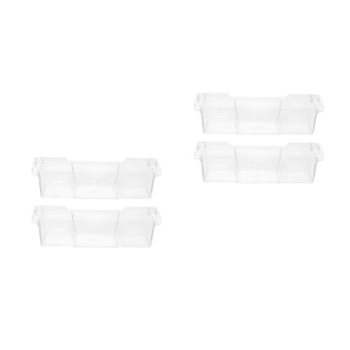4Pcs Kitchen Oil Collection Tray Plastic Grease Drip Pan for Home Use 1