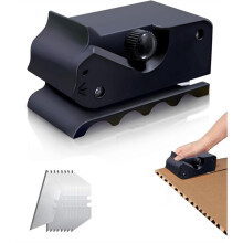 Cardboard Cutter for Cat Scratchers,Includes 10 Blades,Non 3D Printed for Cat Lovers(Black, Non-3D Printed)