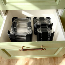 Organizzatore per Coperchi di Contenitori Alimentari per Brilliances Nap-, Organizer per Coperchi per Riporre Gli Alimenti Nei Pensili