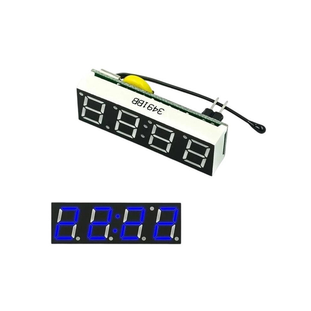 Rx8025t 3 In 1 Led Digital Clock Temperature Voltage Module Thermometer Voltmeter Board 5V-30V 4712008622561