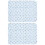 2Pièces Coussin Change Bébé Réutilisable Respirant 5