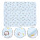 2Pièces Coussin Change Bébé Réutilisable Respirant 8