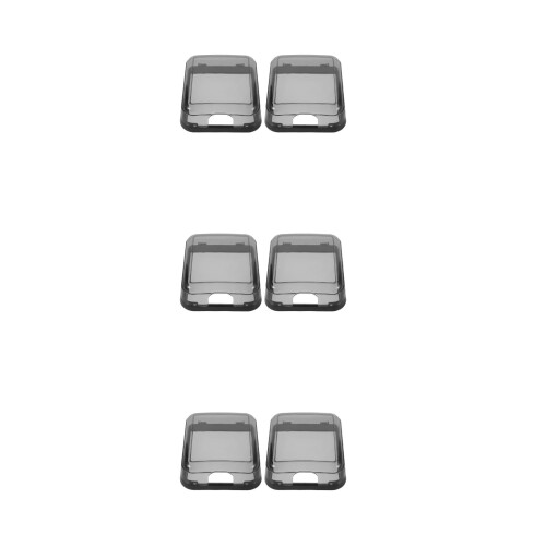 6Pcs Waterproof Black Outlet Covers for Wall Sockets Easy Peel Stick 1