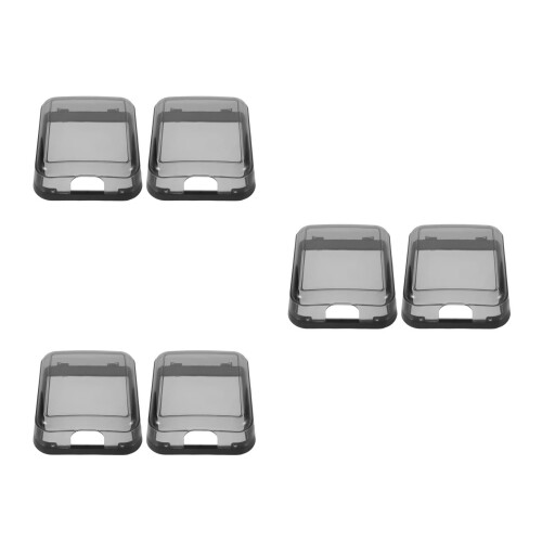 6Pcs Waterproof Black Outlet Covers for Wall Sockets Easy Peel Stick 2