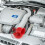 2Pièces Trompe Électrique Rouge Auto ABS Métal Pour 8