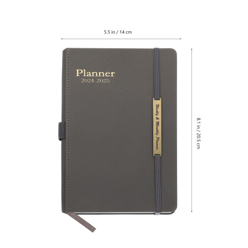 Notepad Agenda En PU Aluminium , Multifonction Portable 1