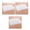 2Pcs Transparent Plastic Food Container Khaki Kitchen Crisper with Lid 8