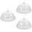 3Pcs Transparent Cake Plate with Dome Lid for Dessert Storage 5