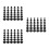3Sets Rubber Grommets Assortment Black Waterproof Wire Hole Plugs Kit 2