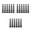 3Sets Rubber Grommets Assortment Black Waterproof Wire Hole Plugs Kit 6