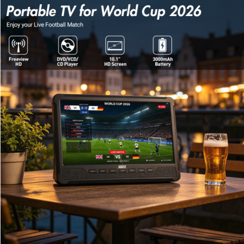 Portable TV with Built-In DVD Player: Ideal while on hoilday 1