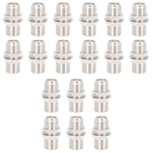 3 Pack Satellite Cable Connectors F Coaxial Antenna Adapter Quick 2