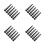 4Sets Black Rubber Grommet Kit - Flexible Cable Hole Covers for Wiring 3