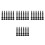 4Sets Black Rubber Grommet Kit - Flexible Cable Hole Covers for Wiring 5