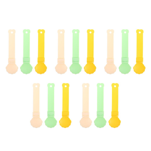 15Pcs Cat Food Dispenser Spoon Easy Clean PP Assorted Use 2