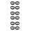 12Pcs Black Plastic Speaker Grill Covers Car Audio Protective Mesh 4