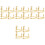 16Pcs Classic Fine Tuners Durable Alloy String Adjusters 2