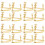 16Pcs Classic Fine Tuners Durable Alloy String Adjusters 4