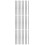 30Pcs Black Pom Craft Rods High Strength Plastic Dowel Sticks 3