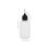 5Pcs Black Pe Plastic Needle Tip Glue Dispenser Bottles for Lab Use 2