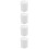 4Pcs White Small Plastic Beaker Coffee Mugs Durable Chemistry Cups 7