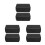 6Pcs Weatherproof Electrical Box Black PP with Socket Protective Cover 6