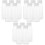 15Pcs Smooth Surface Transparent Plastic Juice Containers with Caps 2